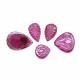 Pink Tourmaline 9x8.50mm to 16x11mm carved mix shape cabochon