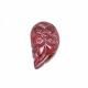 Pink Tourmaline 21x13.50mm Carved Mango Shape Cabochon