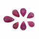 Pink Tourmaline 9x6mm To 12x7.50mm Carved Pears Briolette