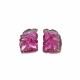 Bi-Color Tourmaline 12x9mm Carved Fancy Pair