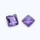 Amethyst (Brazilian) 10mm Square Checkerboard (Chess Cutting) (Medium Color)