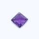 Amethyst (Brazilian) 10mm Square Checkerboard (Step Cutting) (Good Color)