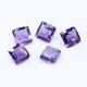 Amethyst (Brazilian) 10mm Square Checkerboard (Step Cutting) (Good Color)