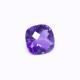 Amethyst (African) 12mm Cushion Checkerboard (Slight Inclusions)