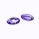 Amethyst (African) 15x8mm Oval Checkerboard (Slight Inclusions)