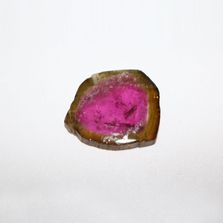 Watermelon Tourmaline Slice