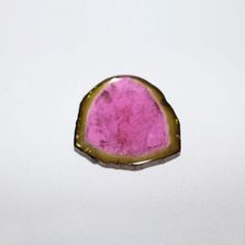 Watermelon Tourmaline Slice