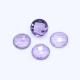 Amethyst (Brazilian) 10mm Round Faceted Cab (Checker Cut) (Light Color)