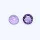 Amethyst (Brazilian) 6mm Round Faceted Cab (Rose Cut) (Medium Color)