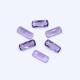 Amethyst (Brazilian) 10x4mm and 12x5mm Elongated Cushion Faceted Cab (Rose Cut) (Medium Color)