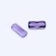 Amethyst (Brazilian) 10x4mm Elongated Cushion Faceted Cab (Rose Cut) (Good Color)