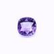 Amethyst (African) 12mm Cushion Faceted Cab (Rose Cut) (More Inclusions)