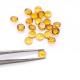 Citrine Round Faceted Cab (Rose Cut) (Good Color)