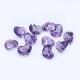 Amethyst (Brazilian) 10x8mm Heart Shape Faceted (Medium Color)