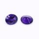 Amethyst (African) 11x9mm and 18x13mm Oval Concave Cut (Good Color)