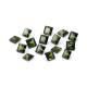 Green Tourmaline 4mm Square Faceted (Clean)