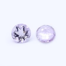 Pink Amethyst / Rose De France 6mm to 10mm Round Faceted (Light Color)