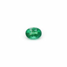 Emerald (Zambian) 7x5mm Oval Faceted (Good Color with Some Inclusions)