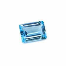 Swiss Blue Topaz 7x5mm and 15x11mm Octagon Faceted