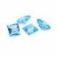 Swiss Blue Topaz 8mm Square Faceted