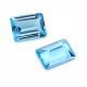 Swiss Blue Topaz 7x5mm and 15x11mm Octagon Faceted