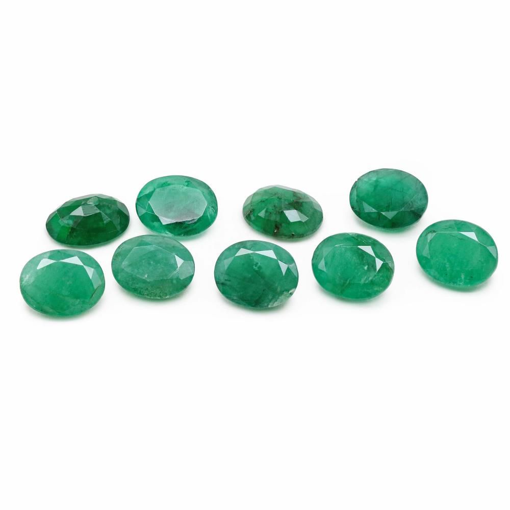 Emerald (Brazil Sakota Mines) 9x7mm and 10x8mm Oval Faceted