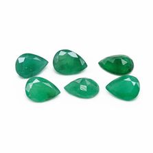 Emerald (Brazil Sakota Mines) 7x5mm Pears Faceted
