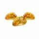 Citrine 26x17mm and 21x13.50mm Fancy Shape Concave Cut Pendant With Earrings Set