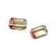 Bi-Color Tourmaline 13.50x9mm Octagon Faceted