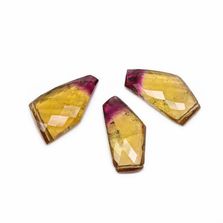 Bi-Color Tourmaline 18.50x11.50mm to 20.50x10.50mm Fancy Cut