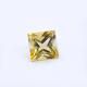 Citrine Square Princess Cut (Medium Color)