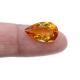 Citrine Pears Faceted (Good Color)