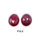 Ruby G/F 14x8mm to 14x12mm Rose Cut Slice Faceted