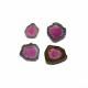 Watermelon Tourmaline 7x7mm to 13.50x11.50mm Slice