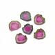 Watermelon Tourmaline 10x10mm To 15x14mm Slices