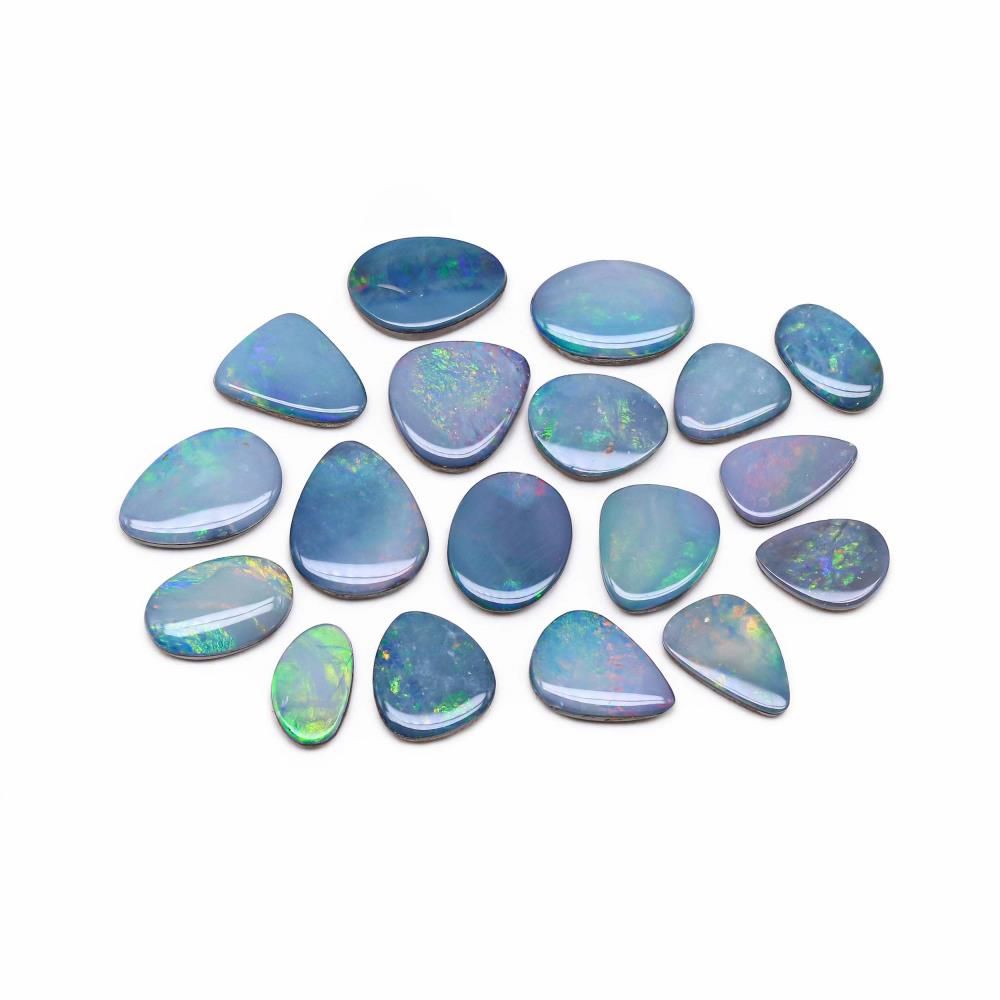 Australian Opal Doublet 8x5mm to Slices for Making