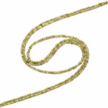 Yellow Diamond 2mm to 3mm Raw Uncut Nugget Beads (17 Inch)