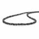 Black Diamond 2mm to 4mm Raw Uncut Nugget Beads (17 Inch)