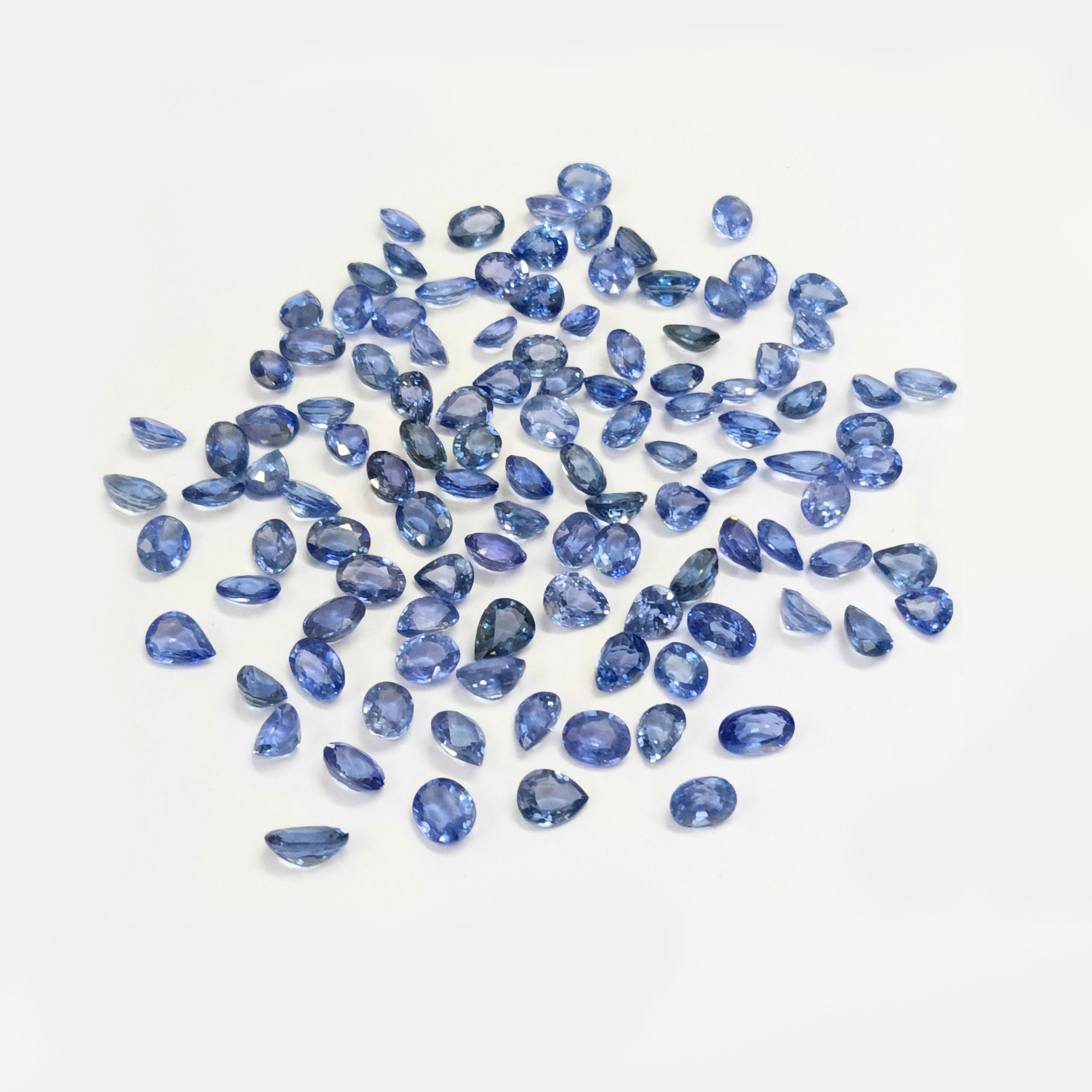 Natural Ceylon Blue Sapphire Faceted Gemstone at Best Price | My 