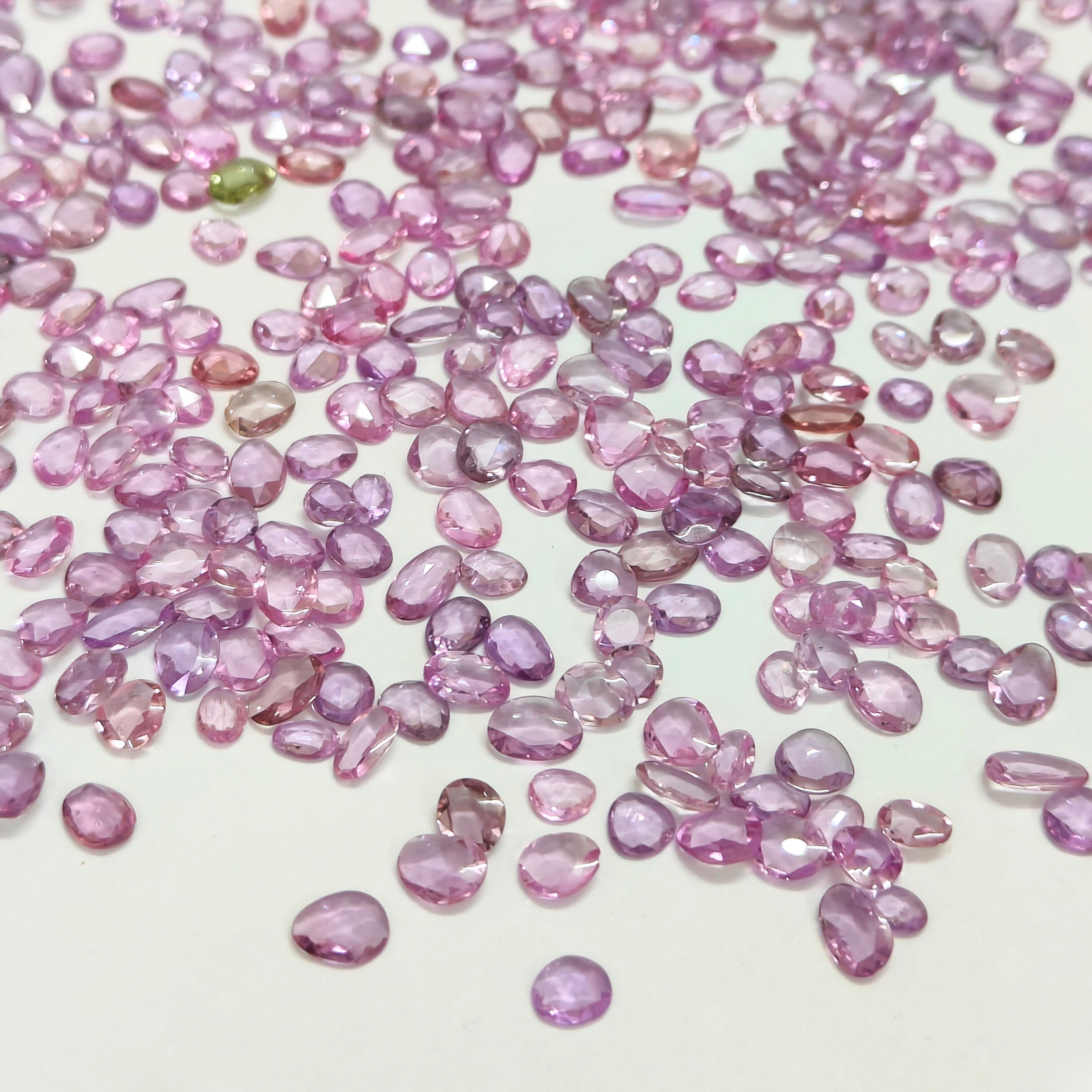 Saphir Rose De Madagascar – Certifié GLC – 0,24 Carats – 3,45 X 3,37 Mm – Neuf Avec Certificat