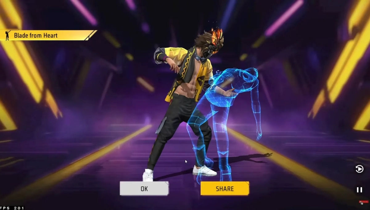 Blade From Heart Duo Emote Free Fire