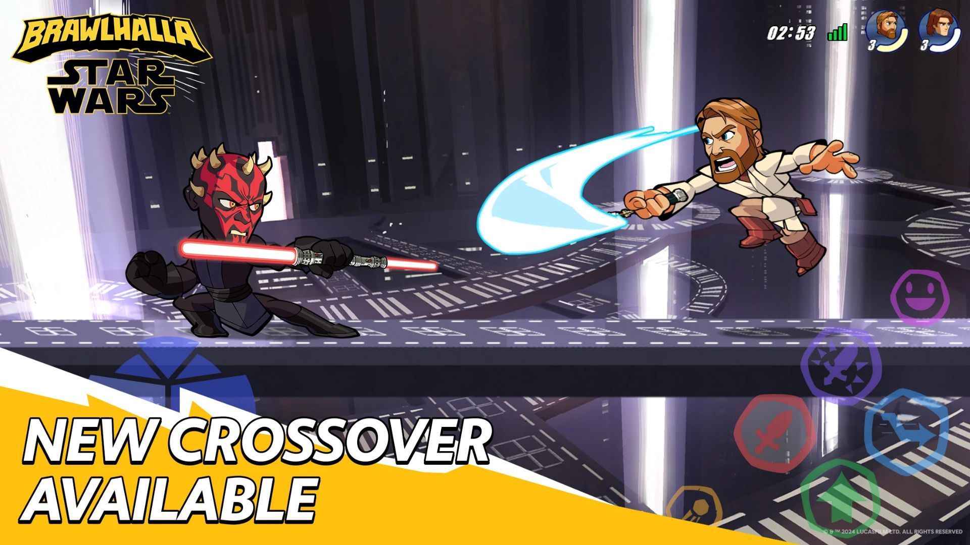 Brawlhalla mobile fighting game