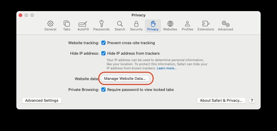 Steps to clear my cache, cookies in Safari
