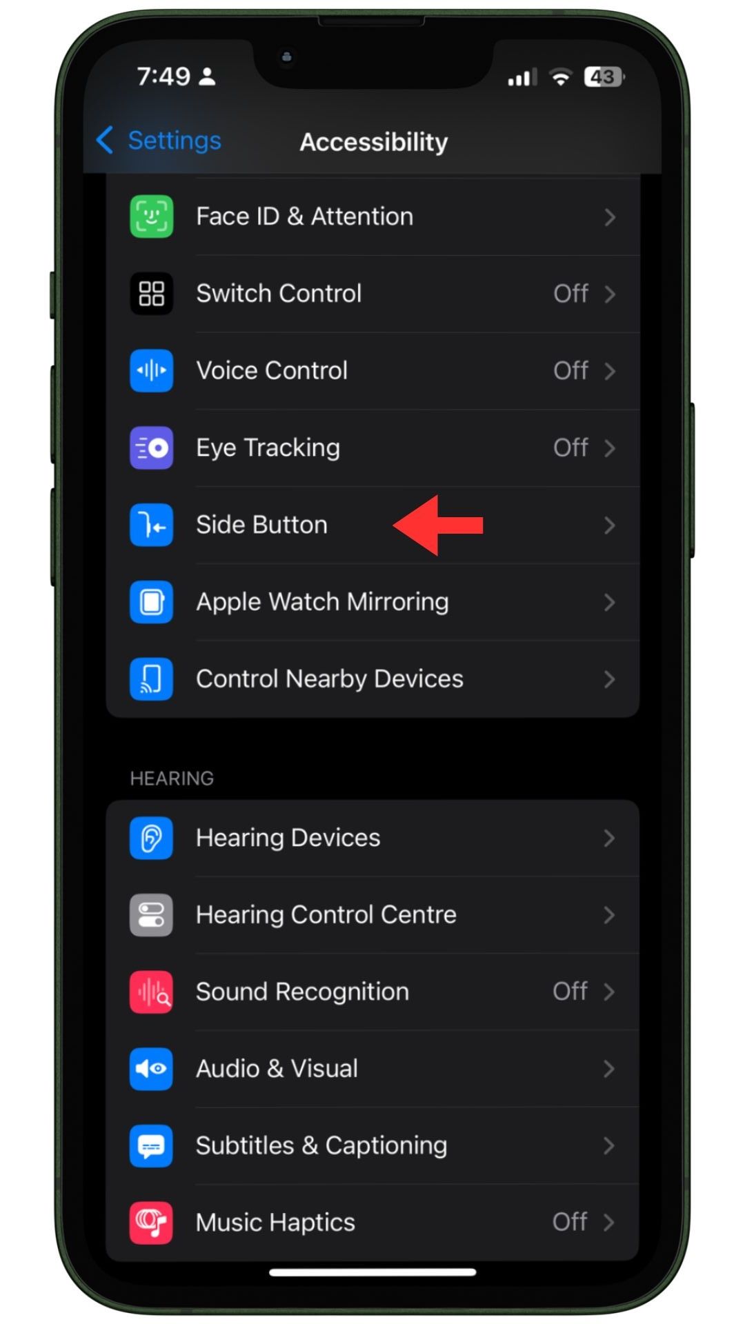 iOS Disable Voice control