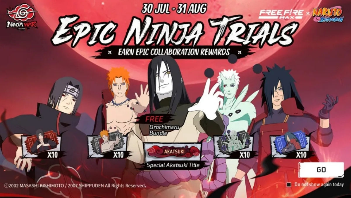  Epic Ninja Trials Free Fire