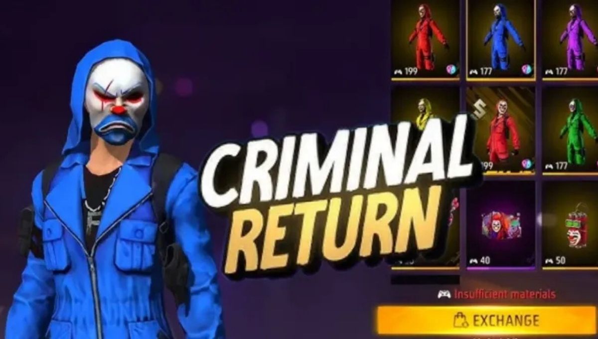 Free Fire Ghost Criminal Bundle 