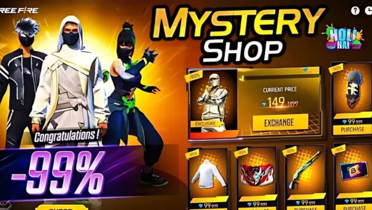 Free Fire Mystery Shop July 2025