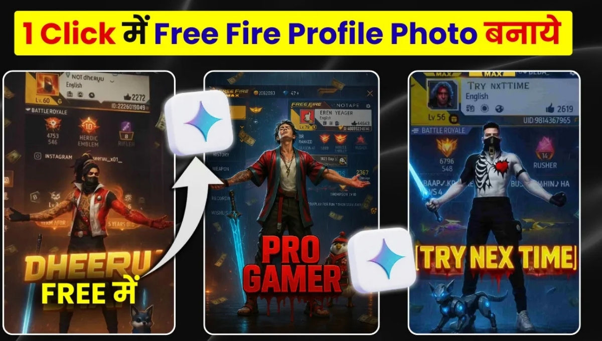 Free Fire Profile Photo Editing