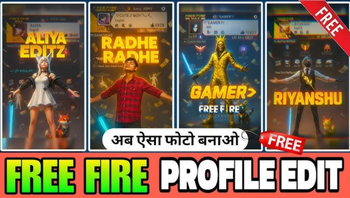 Free Fire Profile Photo Editing
