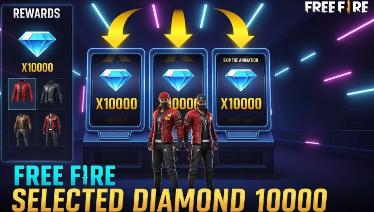 Free Fire Selected Diamond 10000 Event